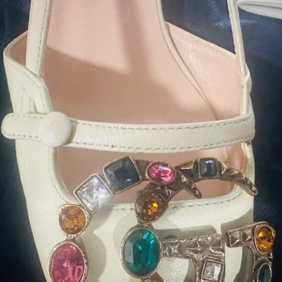 Gucci Jeweled Bamboo Heel Pumps (Size 39) US 8.5 ONLY WORN A FEW TIMES!! - Picture 6 of 14